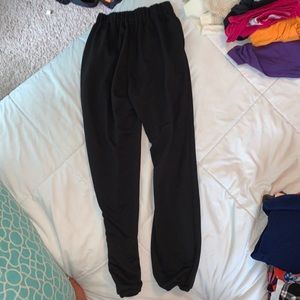 Basic black sweatpants
